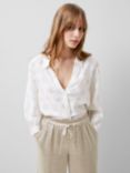 French Connection Freya Jacquard Shirt, Summer White