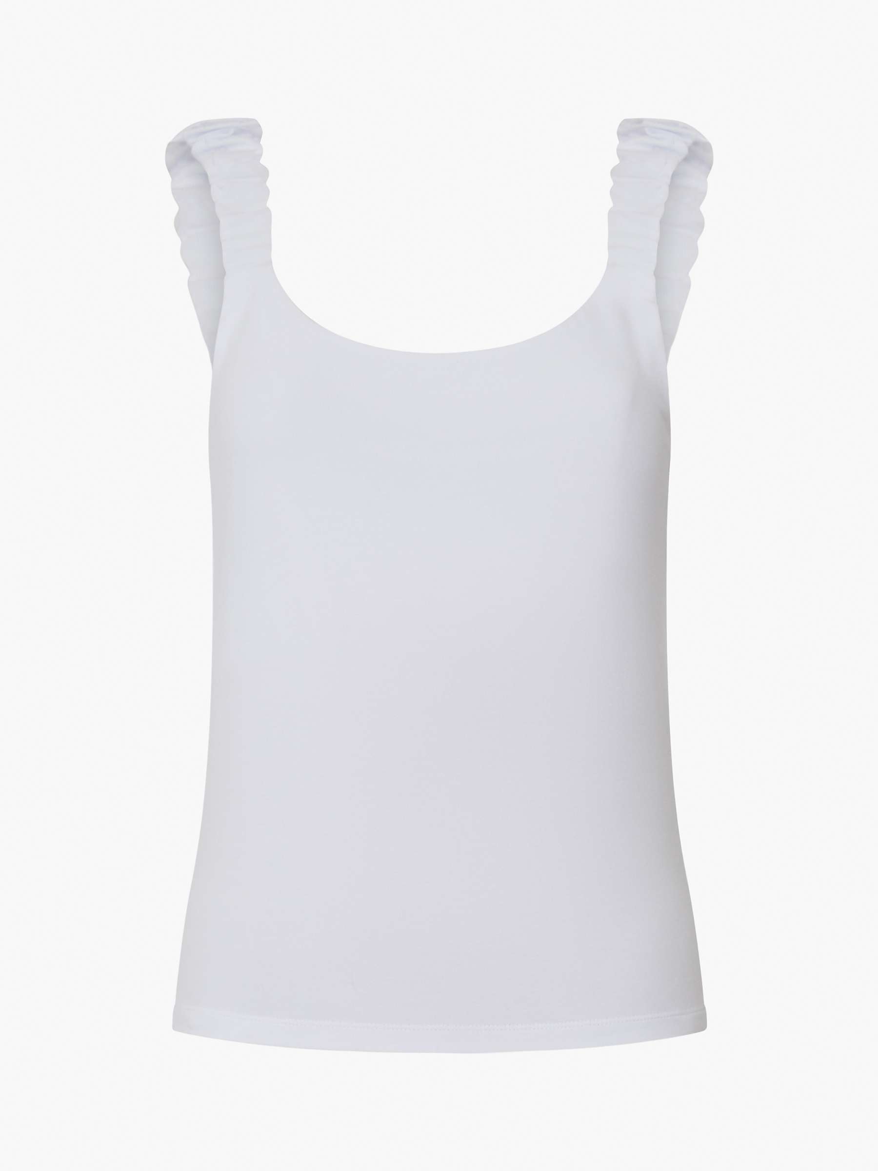 Buy French Connection Rallie Gwyneth Cami Top, Linen White Online at johnlewis.com