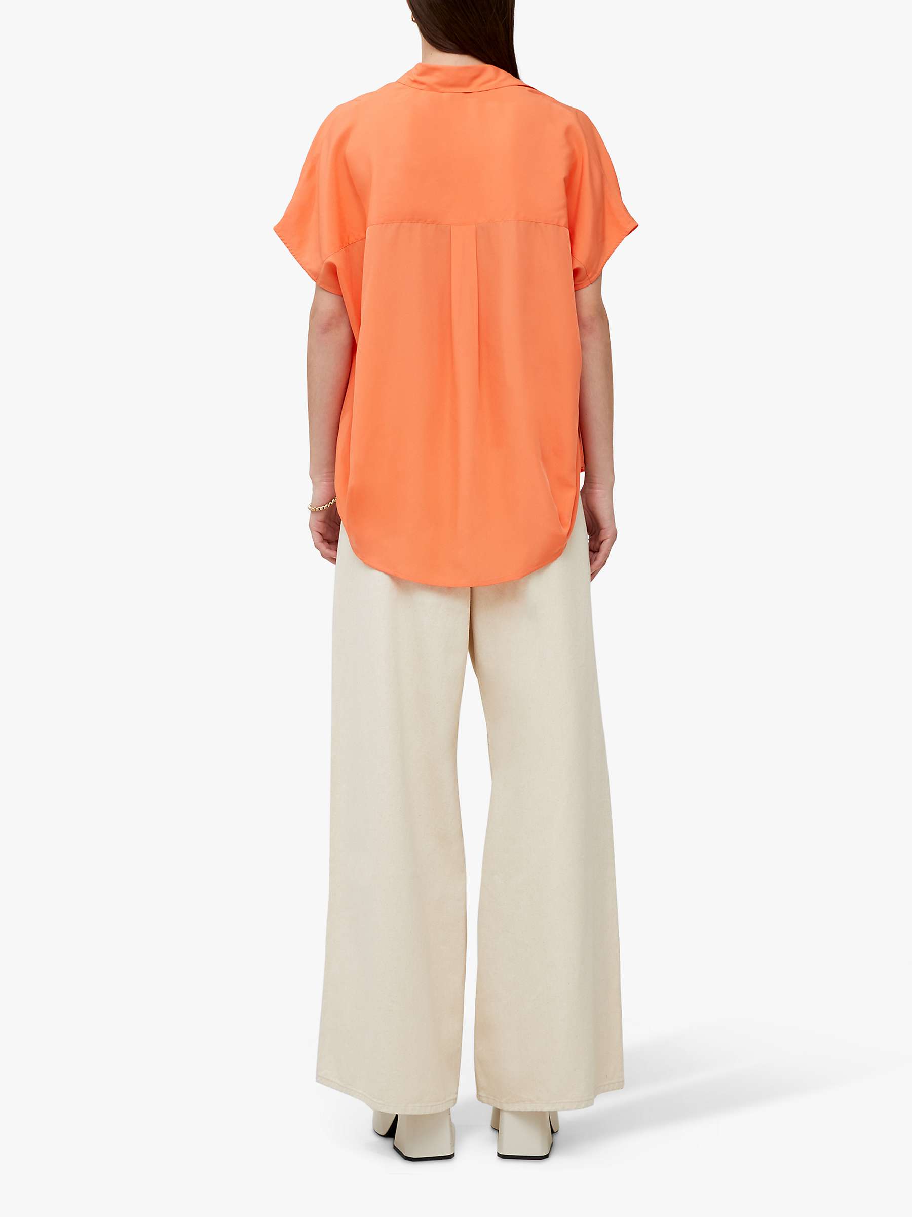 Buy French Connection Short Sleeve Light Crepe Blouse Online at johnlewis.com
