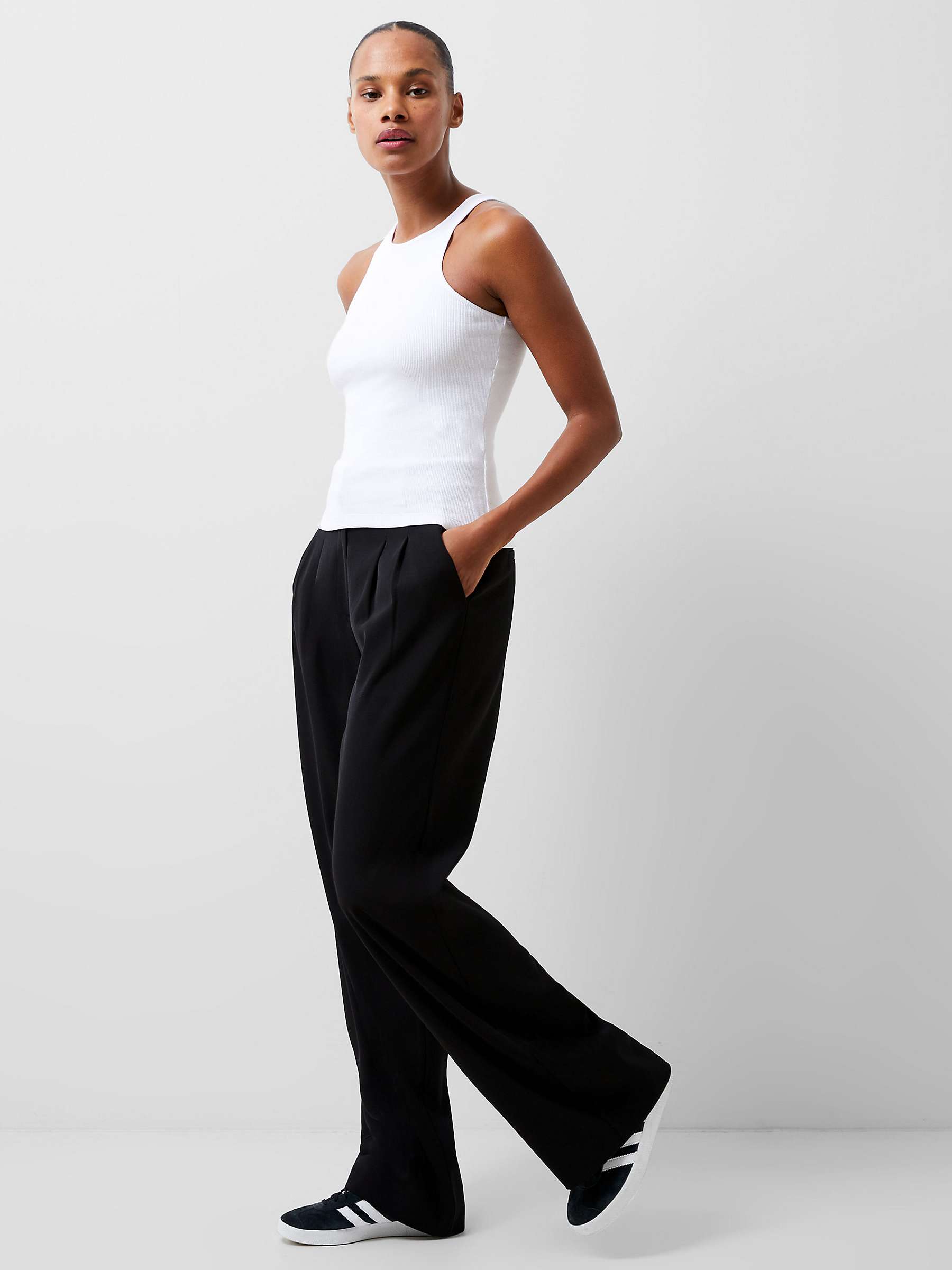 Buy French Connection Rassia Sheryle Cotton Stretch Vest Online at johnlewis.com