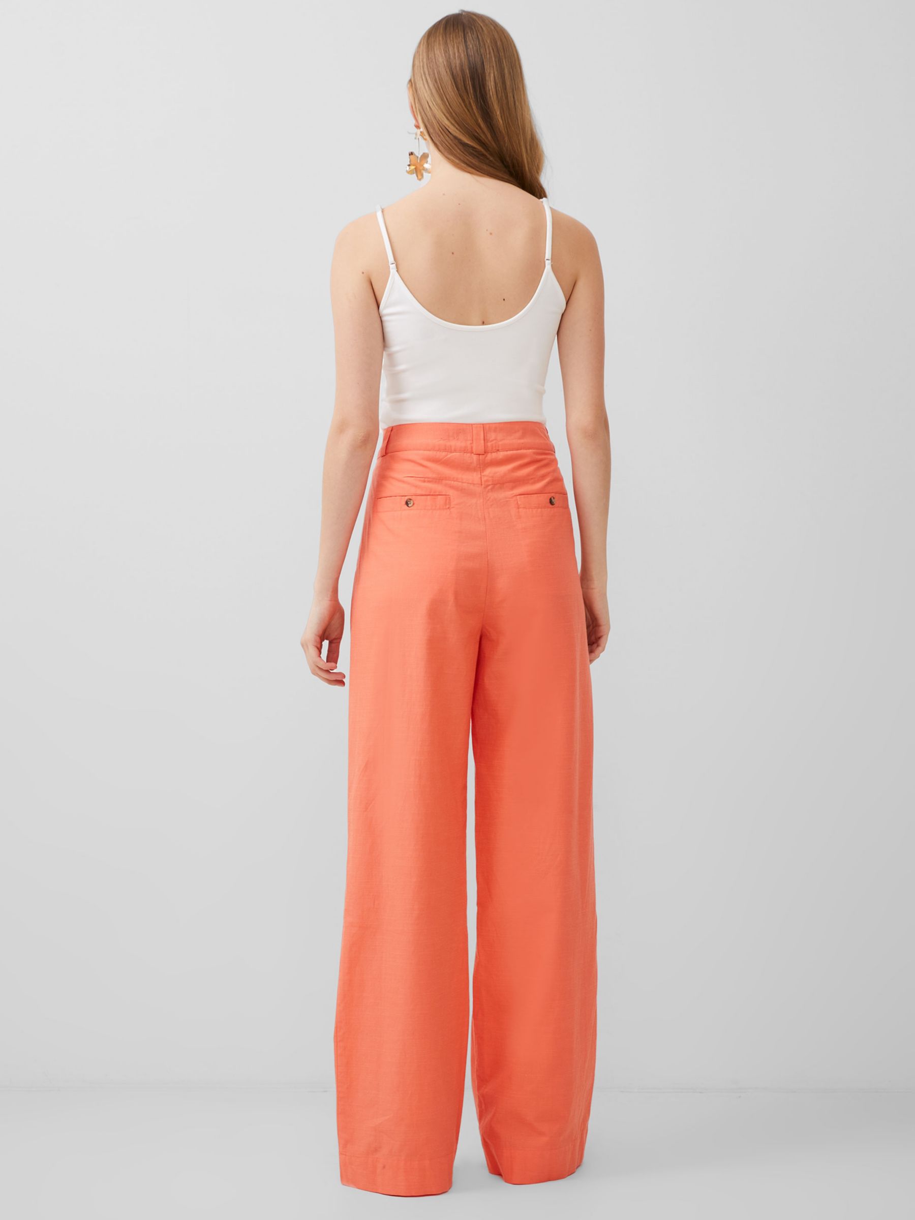 French Connection Alania City Trousers, Coral, 6