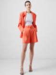 French Connection Alania Tailored City Shorts, Coral