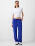 French Connection Bella Twill Trousers, Royal Blue