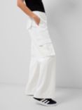 French Connection Wide Leg Combat Trousers, Summer White