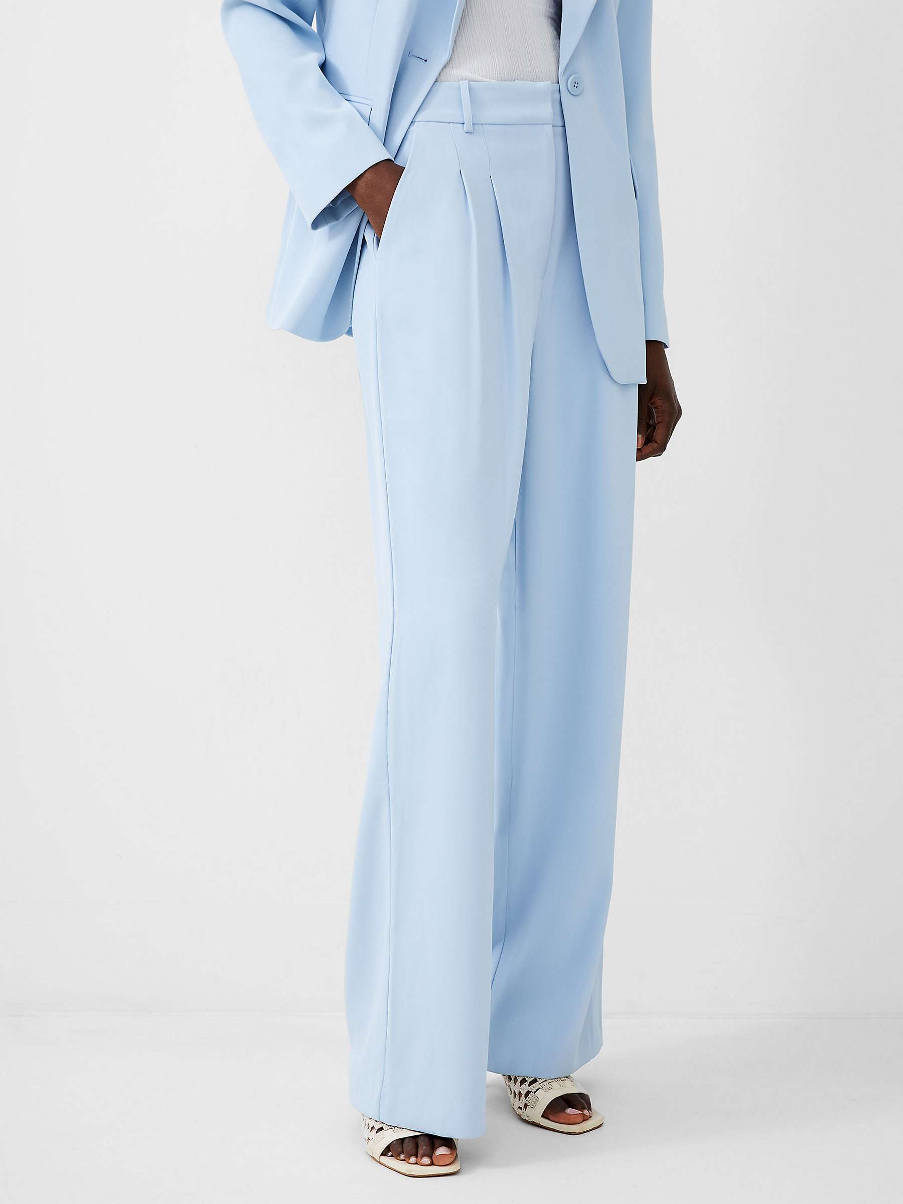 Buy French Connection Harrie Suit Trousers, Cashmere Blue Online at johnlewis.com