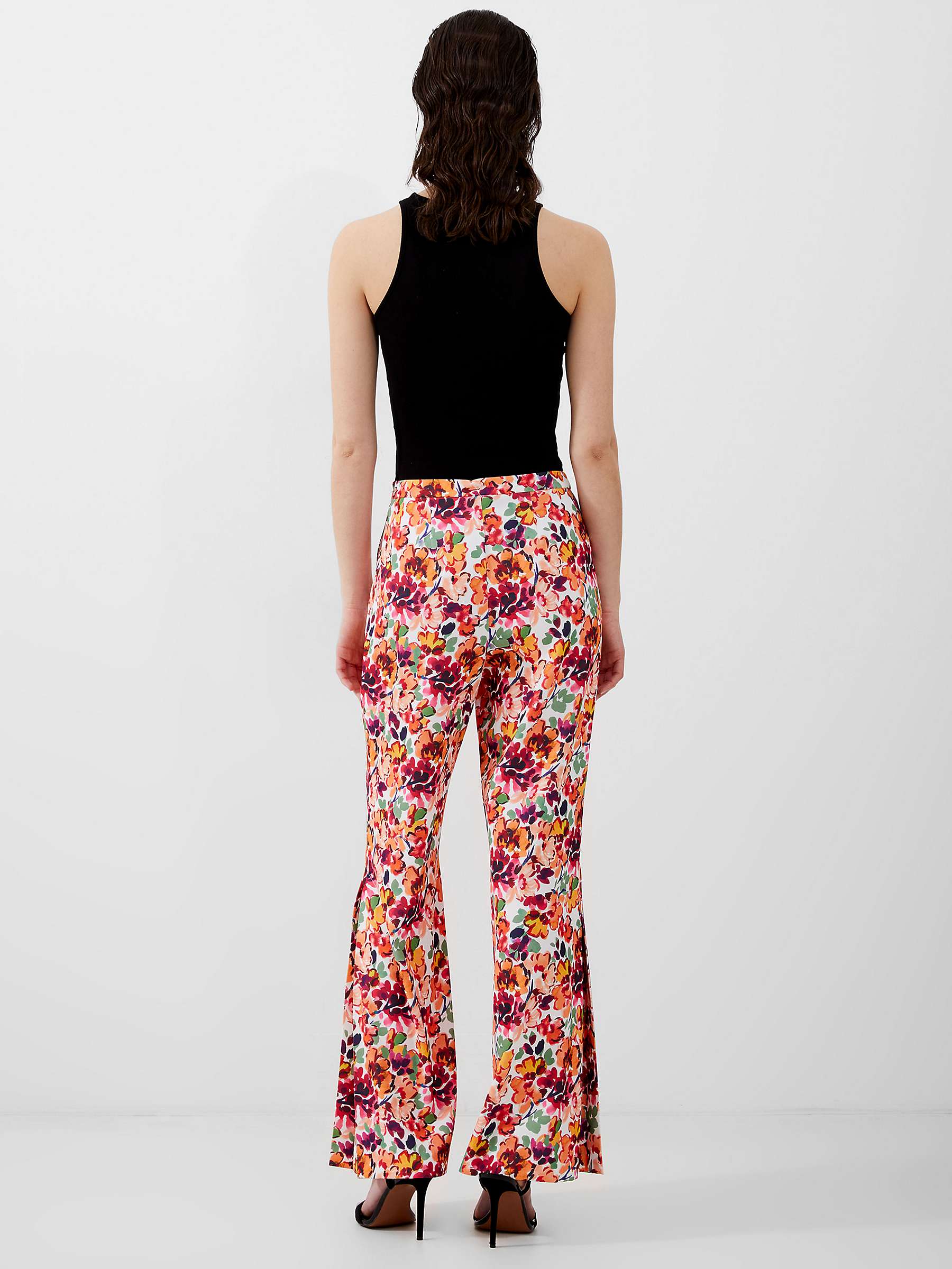 Buy French Connection Brenna Harrie Trousers, Melon Online at johnlewis.com