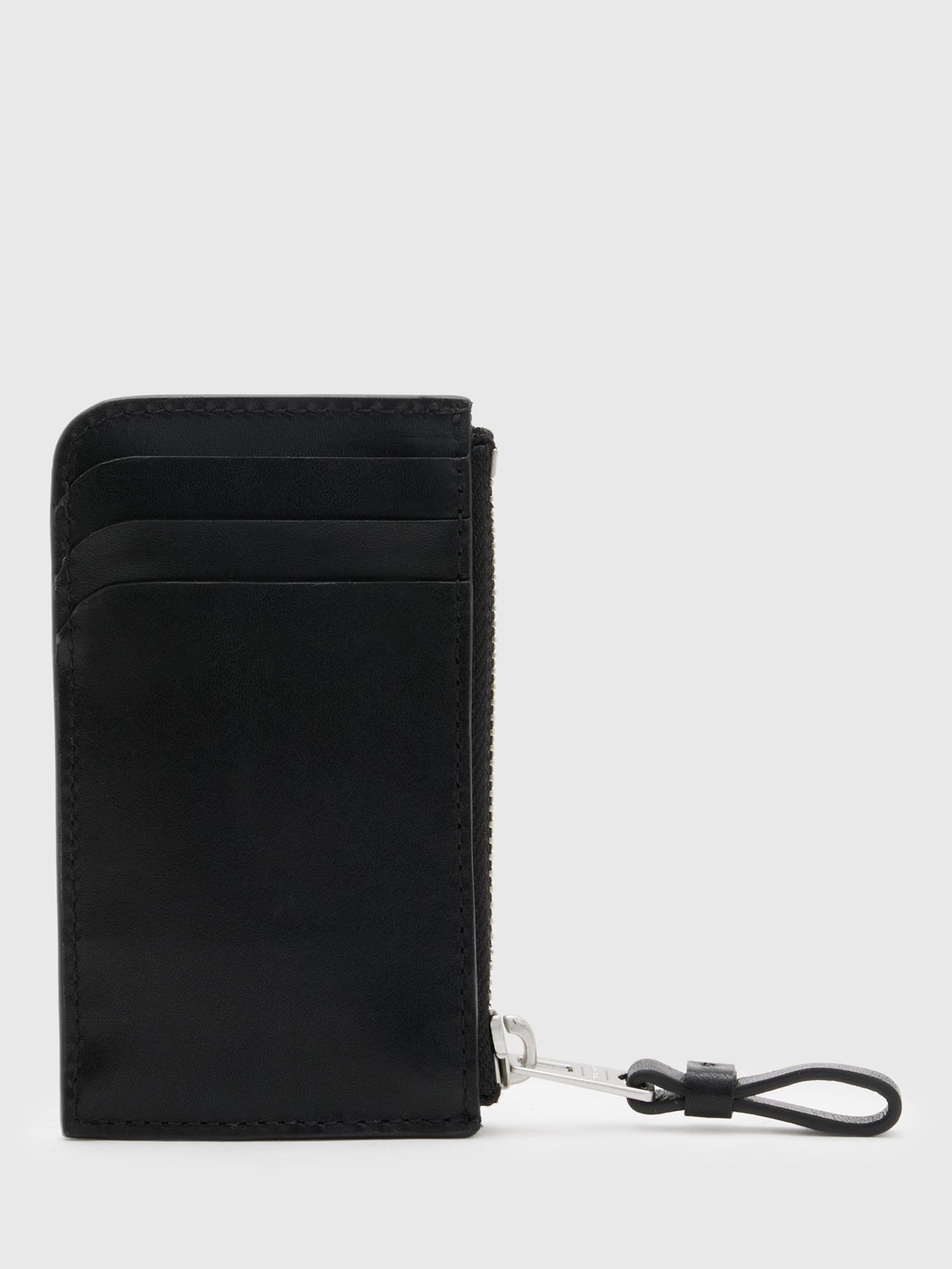 AllSaints Tierra Isamu Leather Wallet, Black