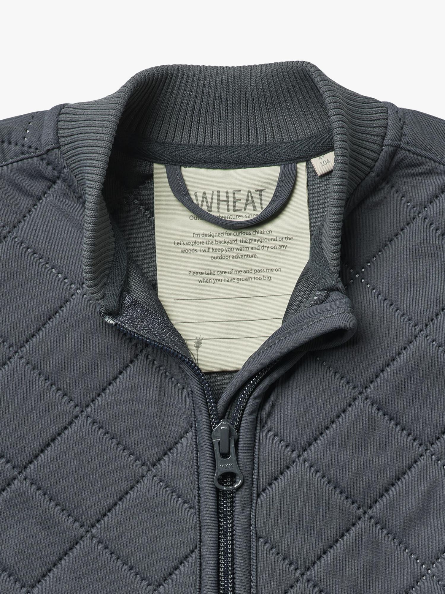 Buy WHEAT Kids' Thermo Loui Jacket, Ink Online at johnlewis.com