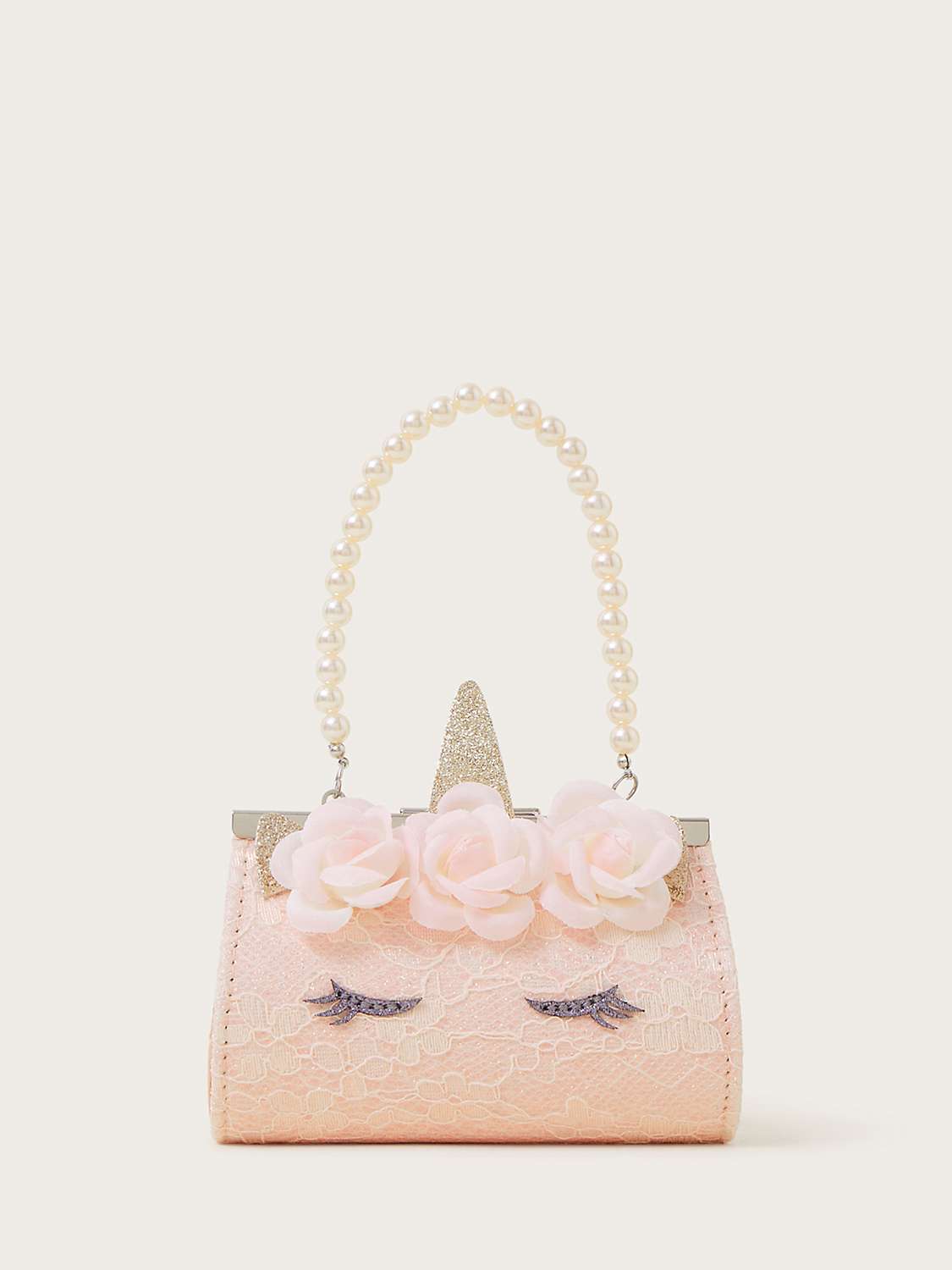 Buy Monsoon Kids' Flower Unicorn Mini Bag, Pink Online at johnlewis.com