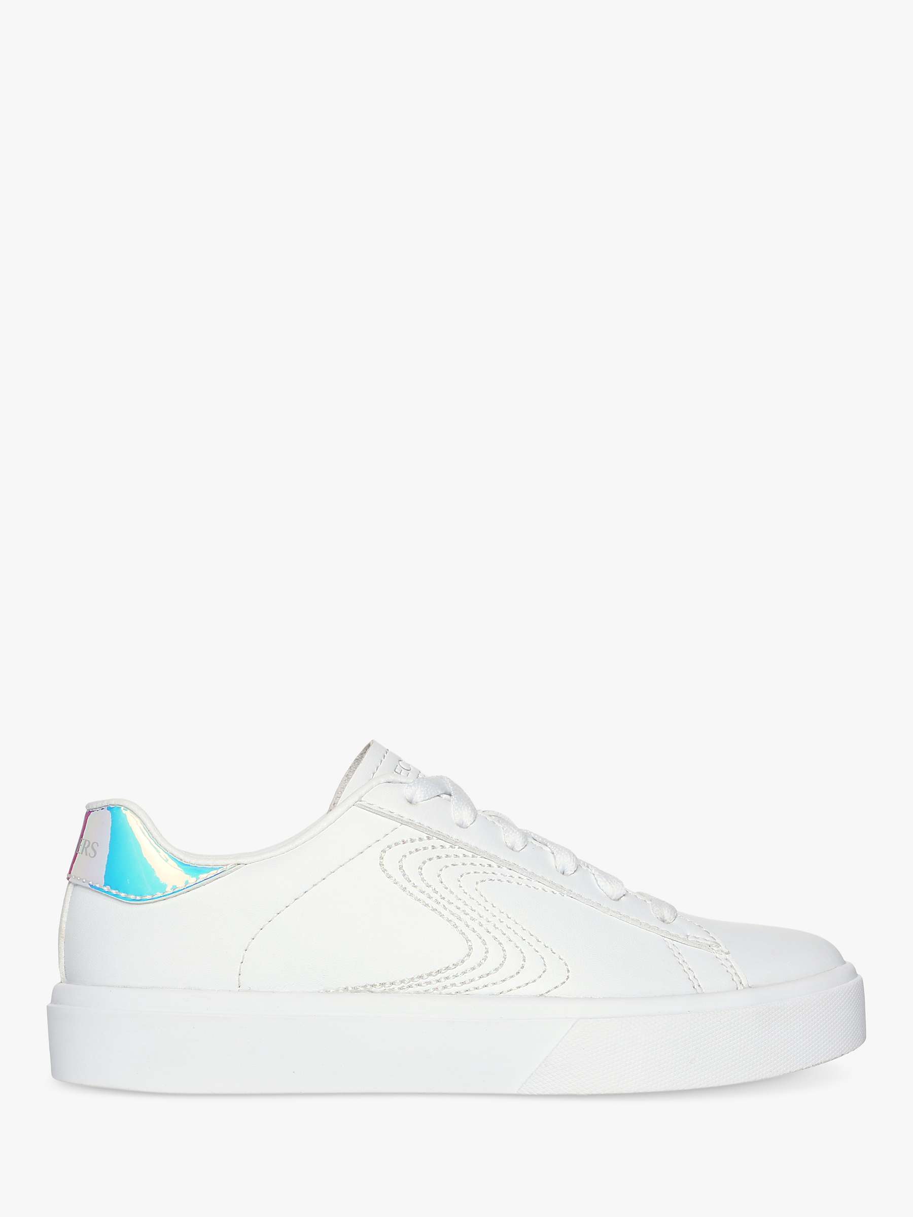 Buy Skechers Kids' Eden LX Lace Up Trainers, White Online at johnlewis.com