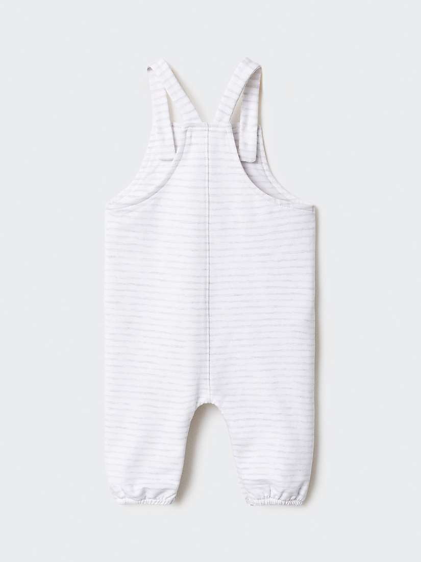 Buy Mango Baby Reims Bodysuit, Pastel Grey Online at johnlewis.com