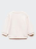 Mango Baby Sweet Sweatshirt, Light Pink