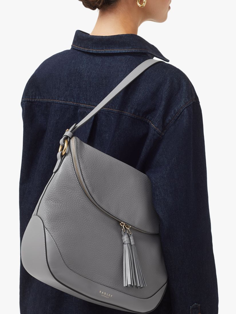 Buy Radley Milligan Street Medium Zip-Around Shoulder Bag, Cloud Burst Online at johnlewis.com