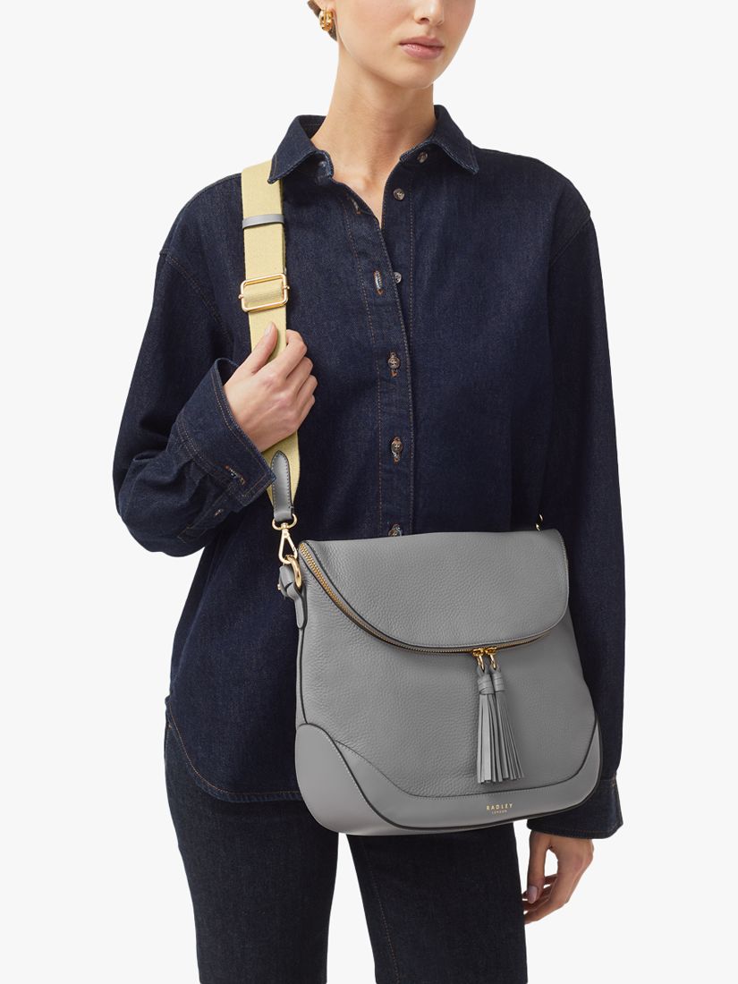 Buy Radley Milligan Street Medium Zip-Around Shoulder Bag, Cloud Burst Online at johnlewis.com