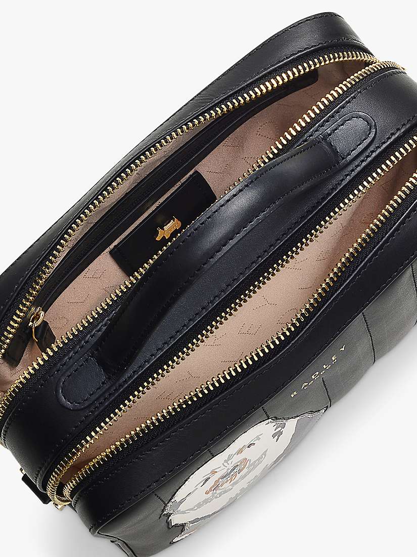 Buy Radley And Friends Small Zip Top Cross Body Bag, Black Online at johnlewis.com