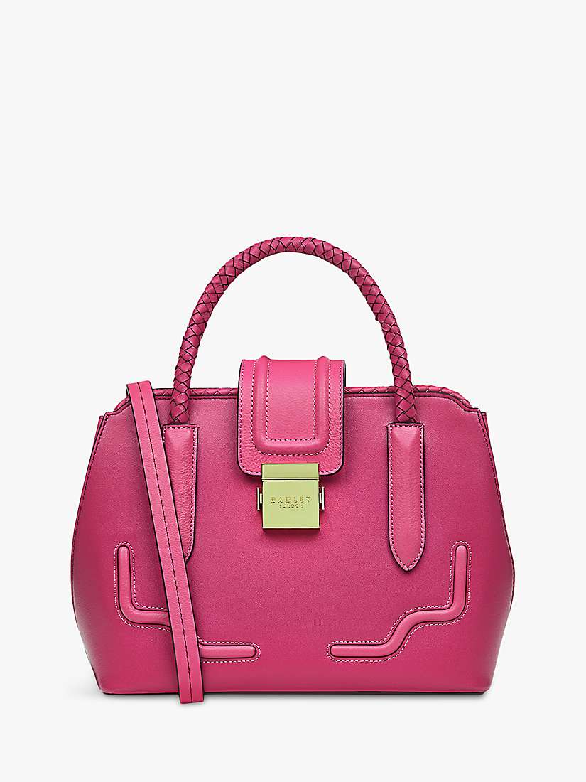 Buy Radley Liverpool Street 2.0 Leather Small Zip Top Bag, Coulis Online at johnlewis.com