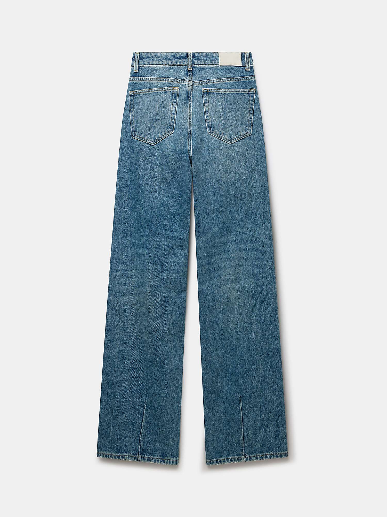 Buy Mint Velvet Workable Wide Leg Jeans, Blue Light Online at johnlewis.com