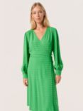 Soaked In Luxury Catina Wrap Dress, Medium Green