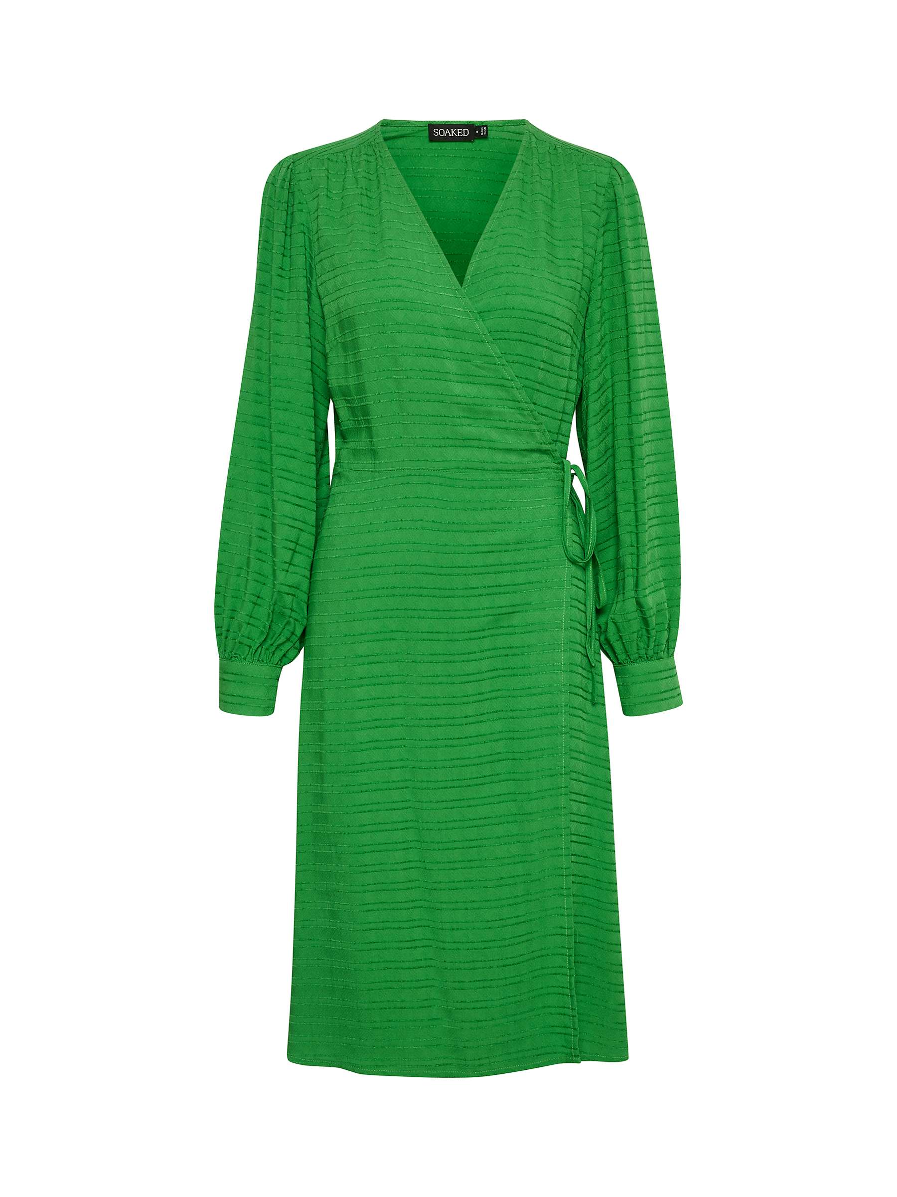Buy Soaked In Luxury Catina Wrap Dress, Medium Green Online at johnlewis.com