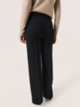 Soaked In Luxury Bea Wide Leg Trousers, Black