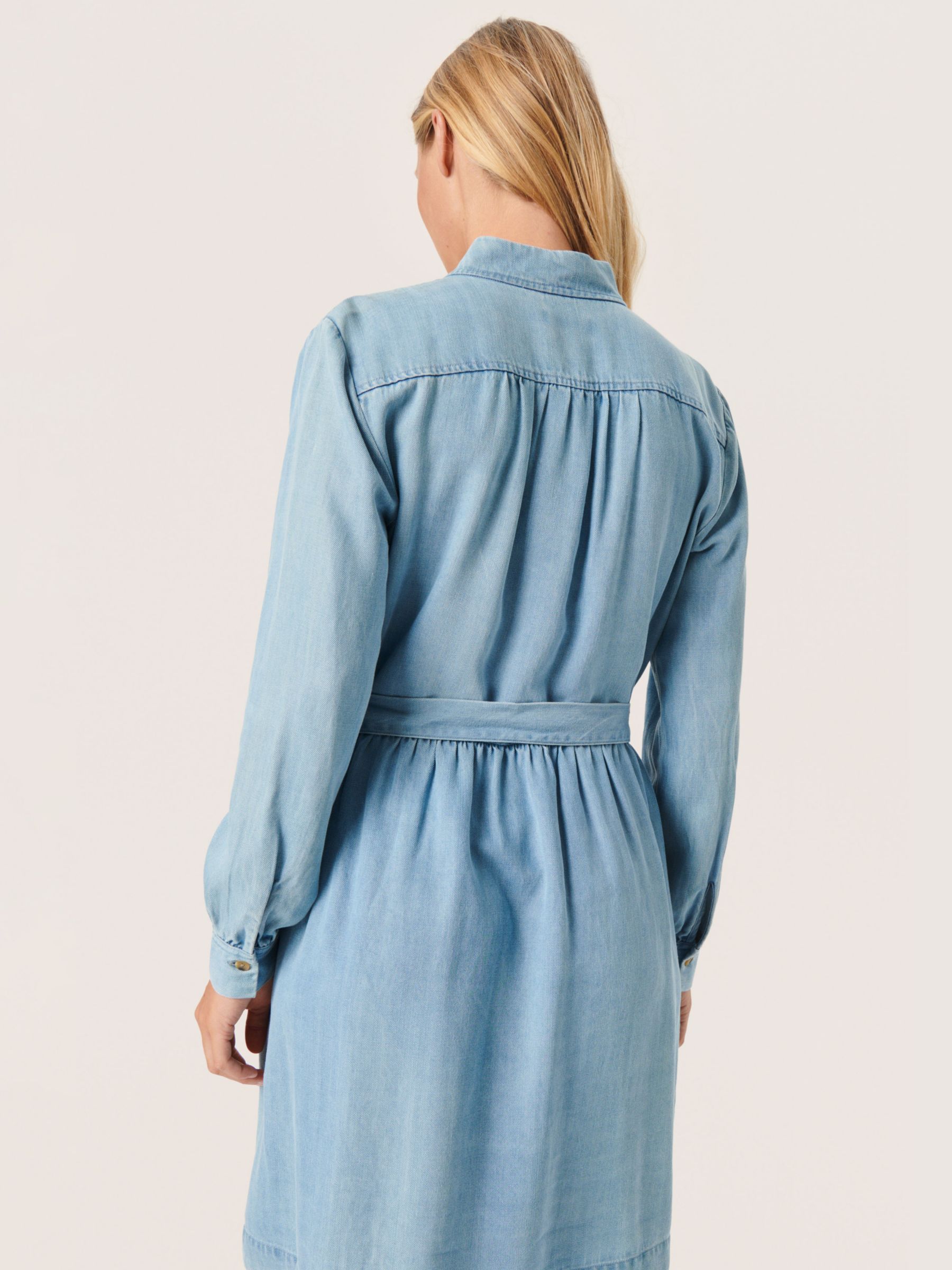 Buy Soaked In Luxury Friday Shirt Dress, Medium Blue Denim Online at johnlewis.com