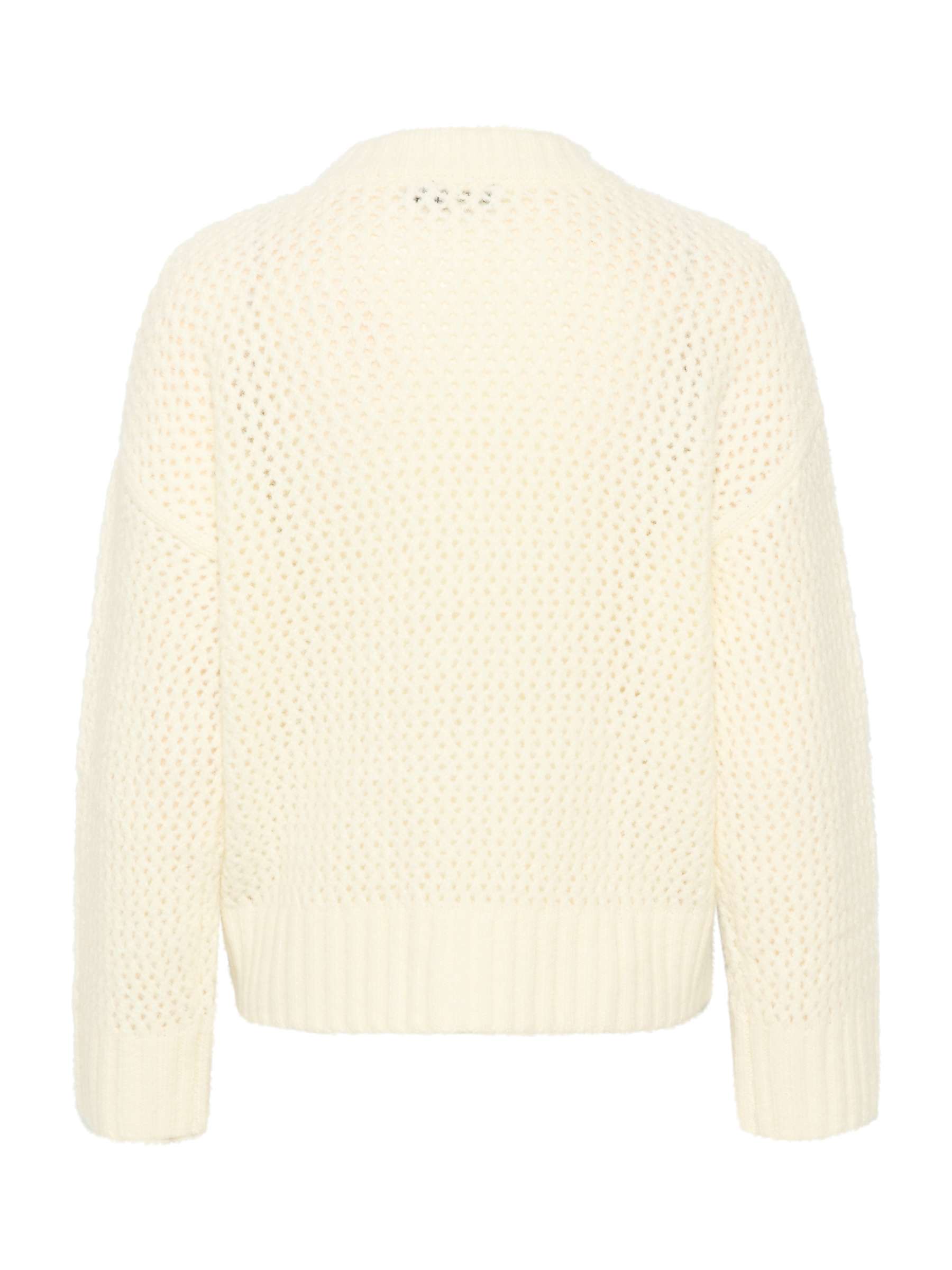 Buy Soaked In Luxury Paradis Chunky Textured Knit Jumper, Whisper White Online at johnlewis.com