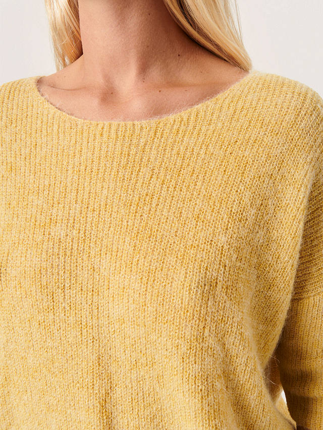 Soaked In Luxury Tuesday 3/4 Sleeve Wool Blend Jumper, Pampas