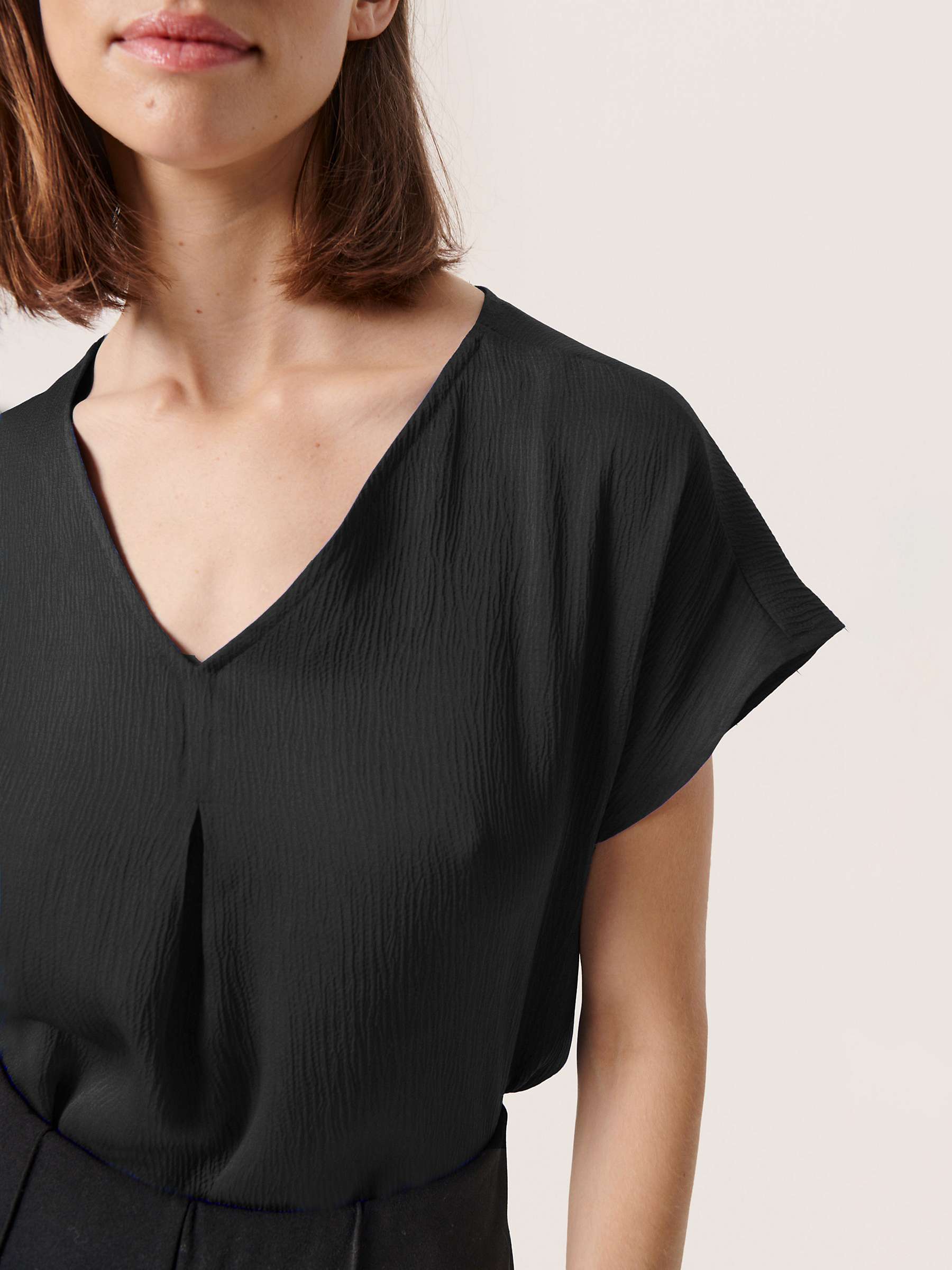 Buy Soaked In Luxury Ioana Marija Short Sleeve V-Neck Blouse Online at johnlewis.com