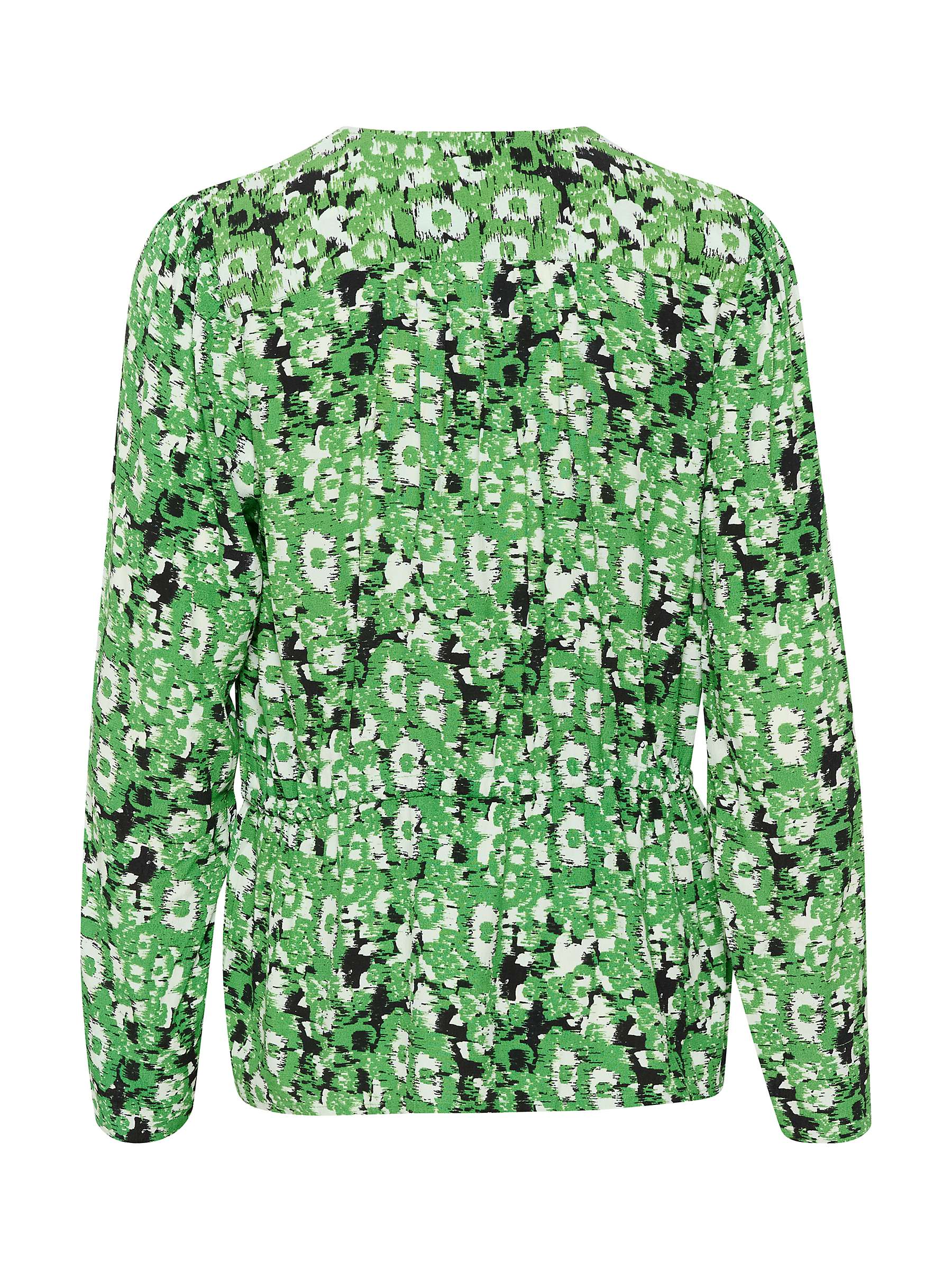 Buy Soaked In Luxury Ina Wrap Blouse, Medium Green Cloud Online at johnlewis.com