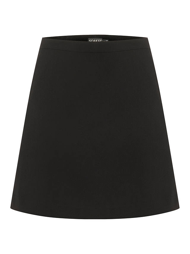Soaked In Luxury Corinne A-Line Silhouette Mini Skirt, Black