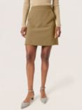 Soaked In Luxury Corinne A-Line Silhouette Mini Skirt, Kelp