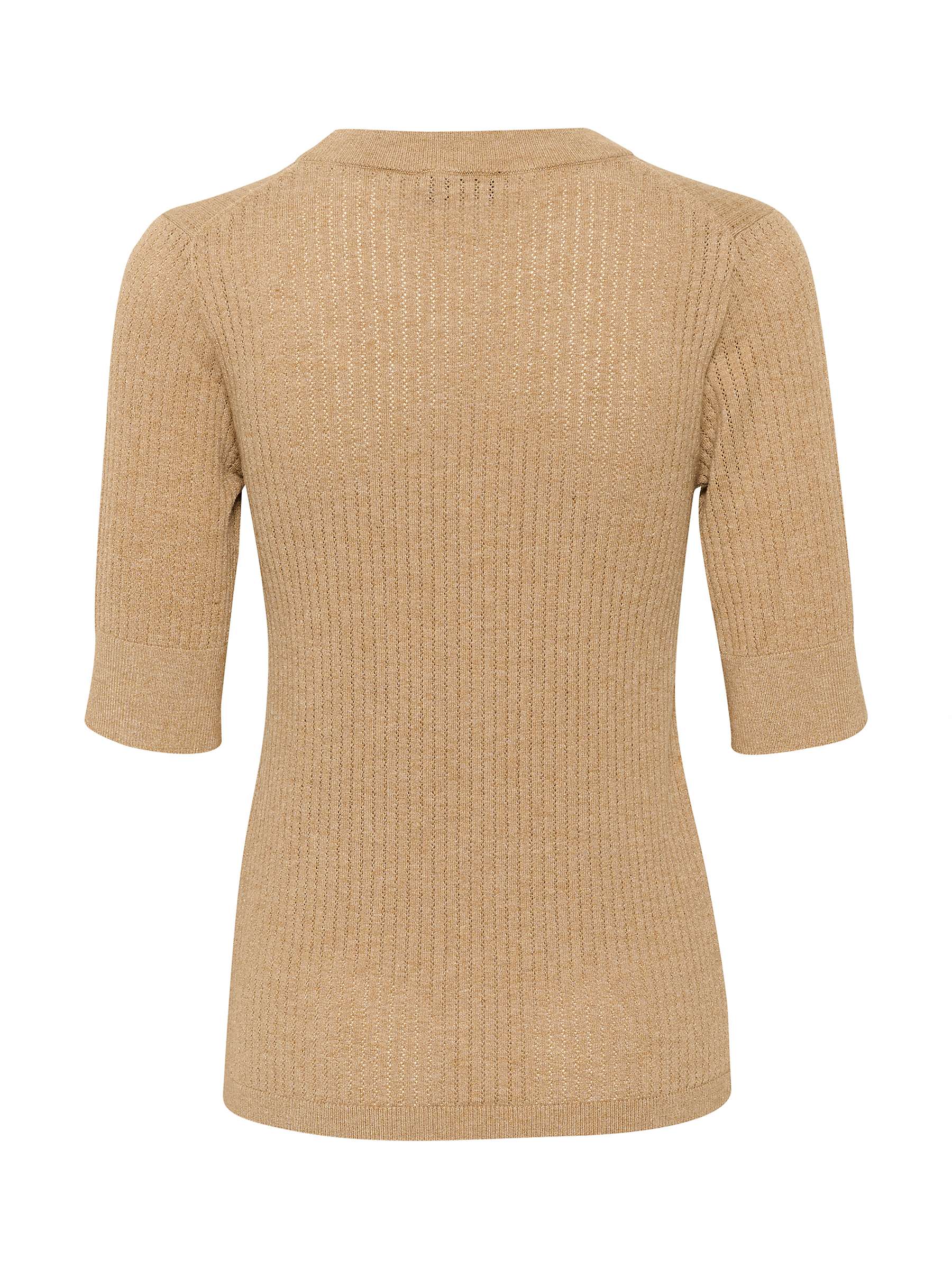 Buy Soaked In Luxury Spina Textured Knit T-Shirt Online at johnlewis.com
