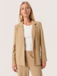 Soaked In Luxury Shirley Long Sleeve Blazer, Kelp