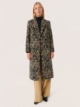 Soaked In Luxury Lylia Coat, Zebra Jacquard, Zebra Jacquard