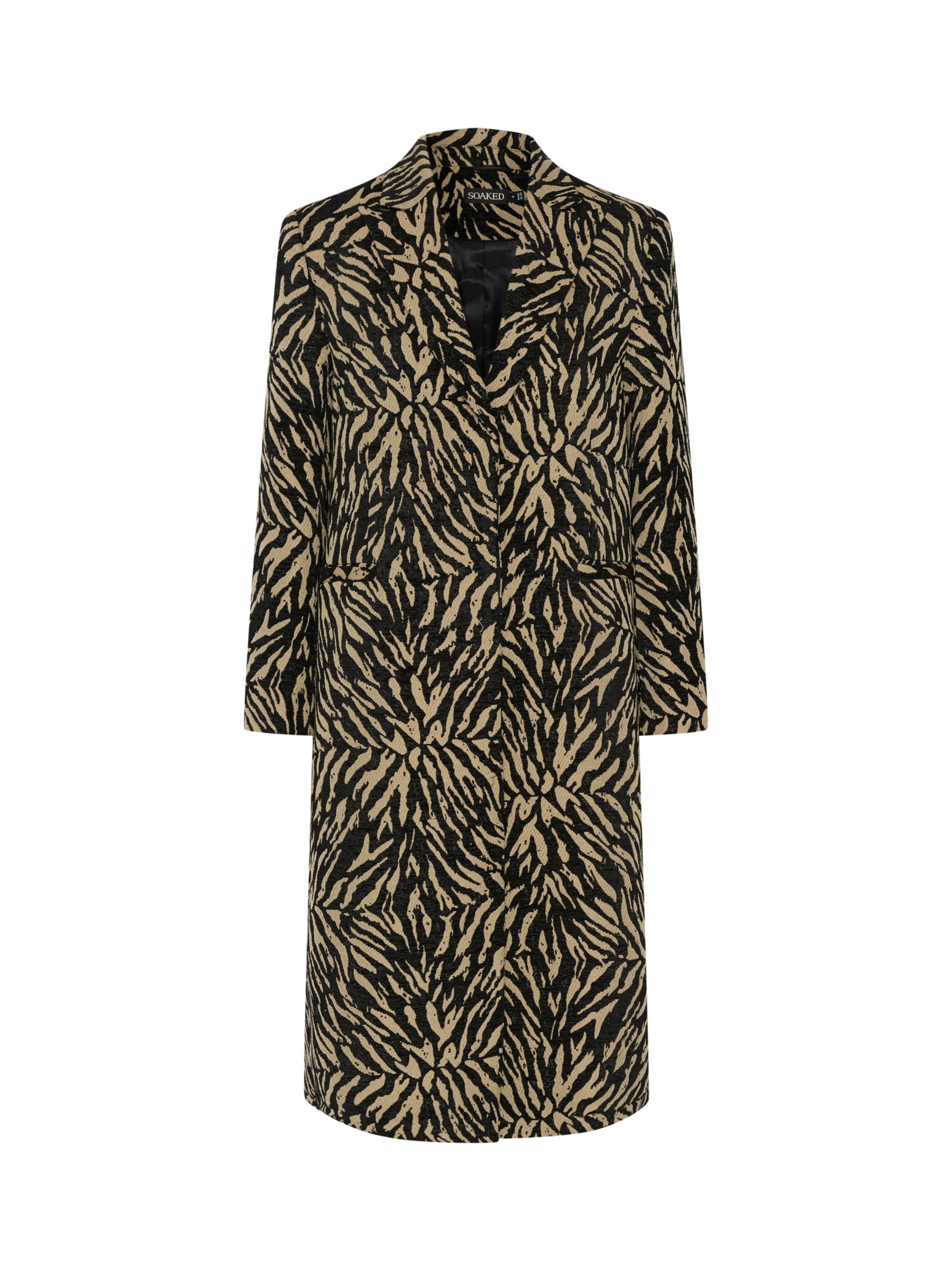 Buy Soaked In Luxury Lylia Coat, Zebra Jacquard Online at johnlewis.com