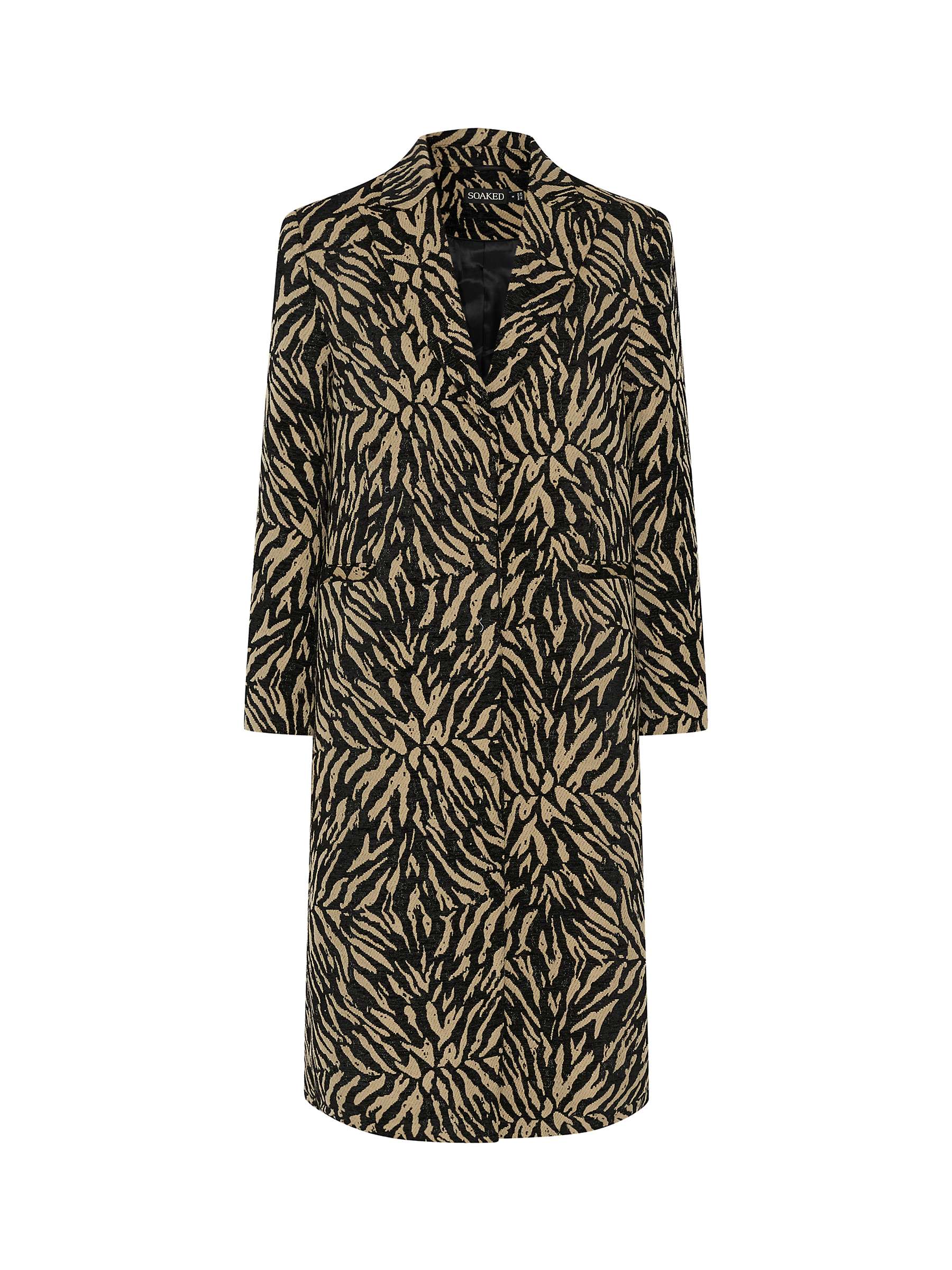 Buy Soaked In Luxury Lylia Coat, Zebra Jacquard Online at johnlewis.com