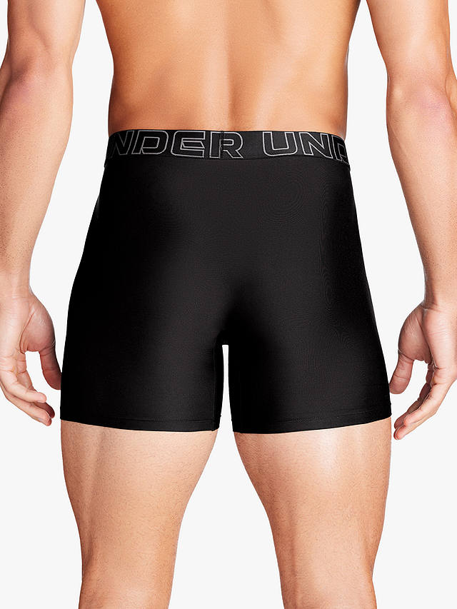 Under Armour Tech 6" Boxers, Pack of 3, Black