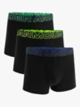 Under Armour Performance Waistband Boxers, Pack of 3, Black