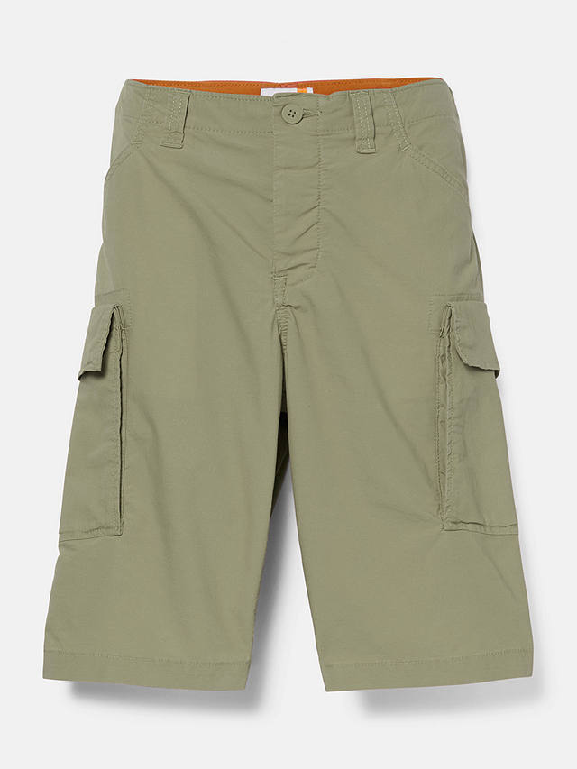 Timberland Poplin Cargo Shorts, Khaki Green