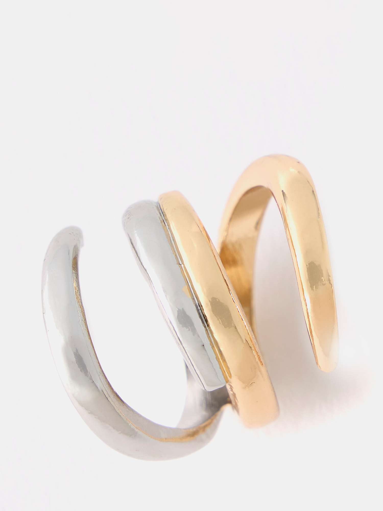 Buy Mint Velvet Wrap Ring, Silver/Gold Online at johnlewis.com