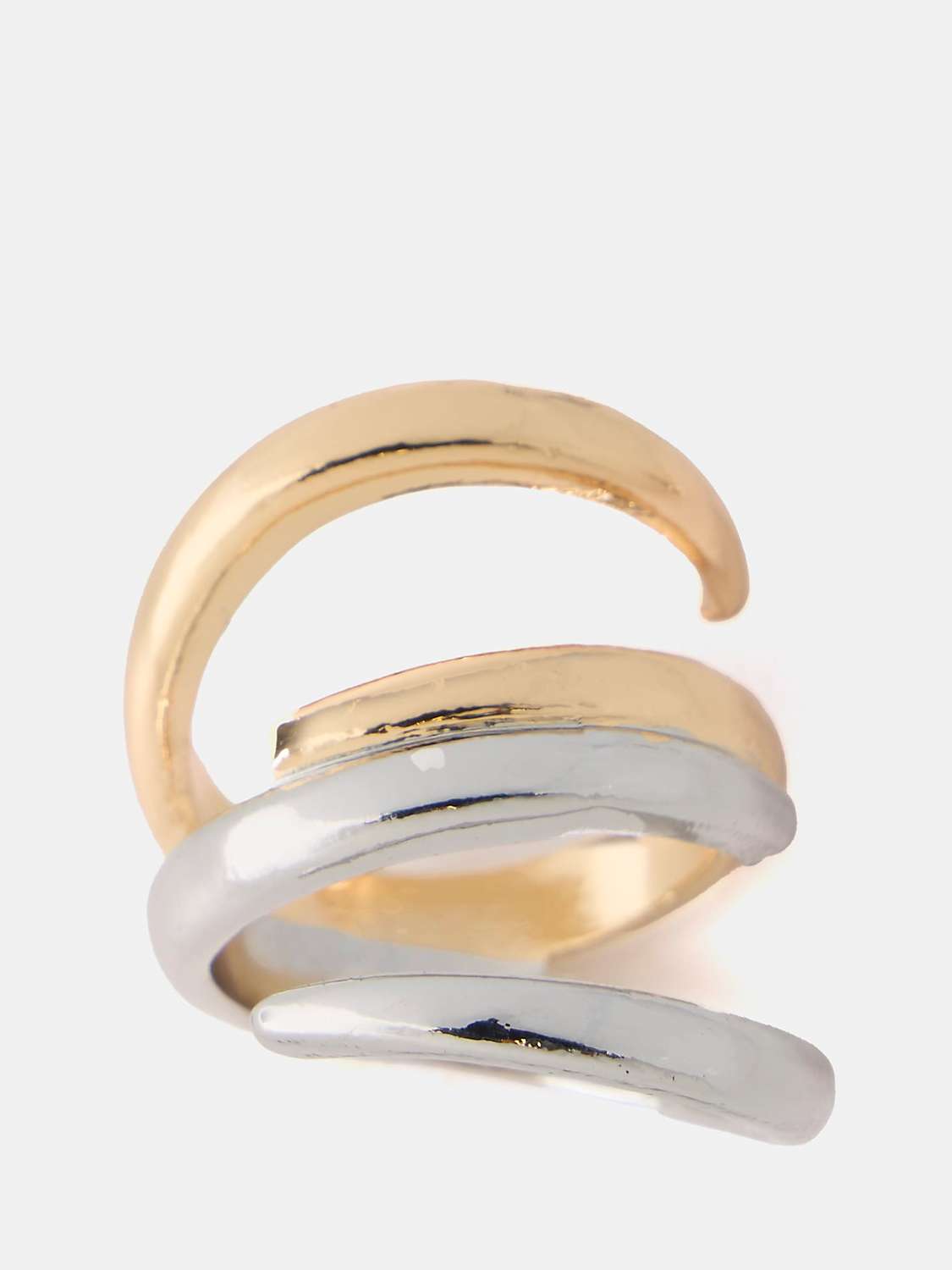 Buy Mint Velvet Wrap Ring, Silver/Gold Online at johnlewis.com