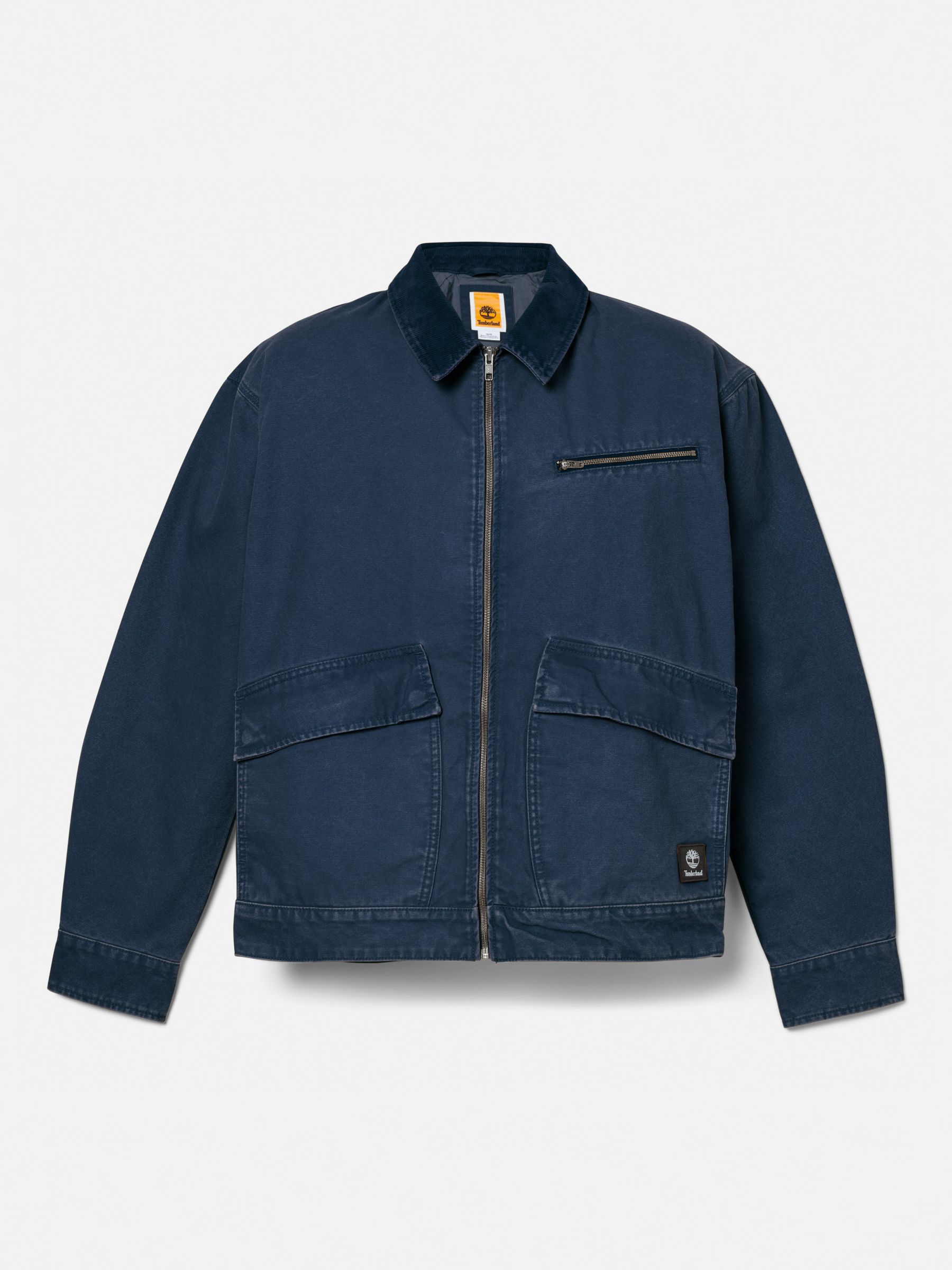 Timberland Washed Canvas Jacket, Dark Sapphire, M