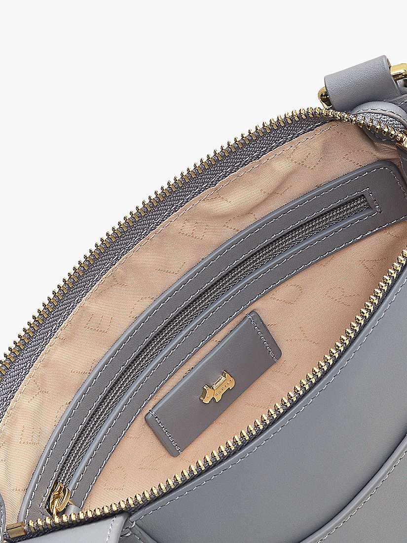 Buy Radley Pocket Icon Leather Medium Cross Body Bag, Cloud Burst Online at johnlewis.com