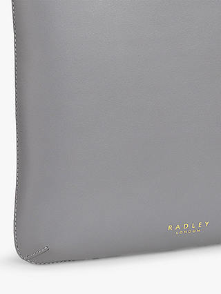 Radley Pocket Icon Leather Medium Cross Body Bag, Cloud Burst