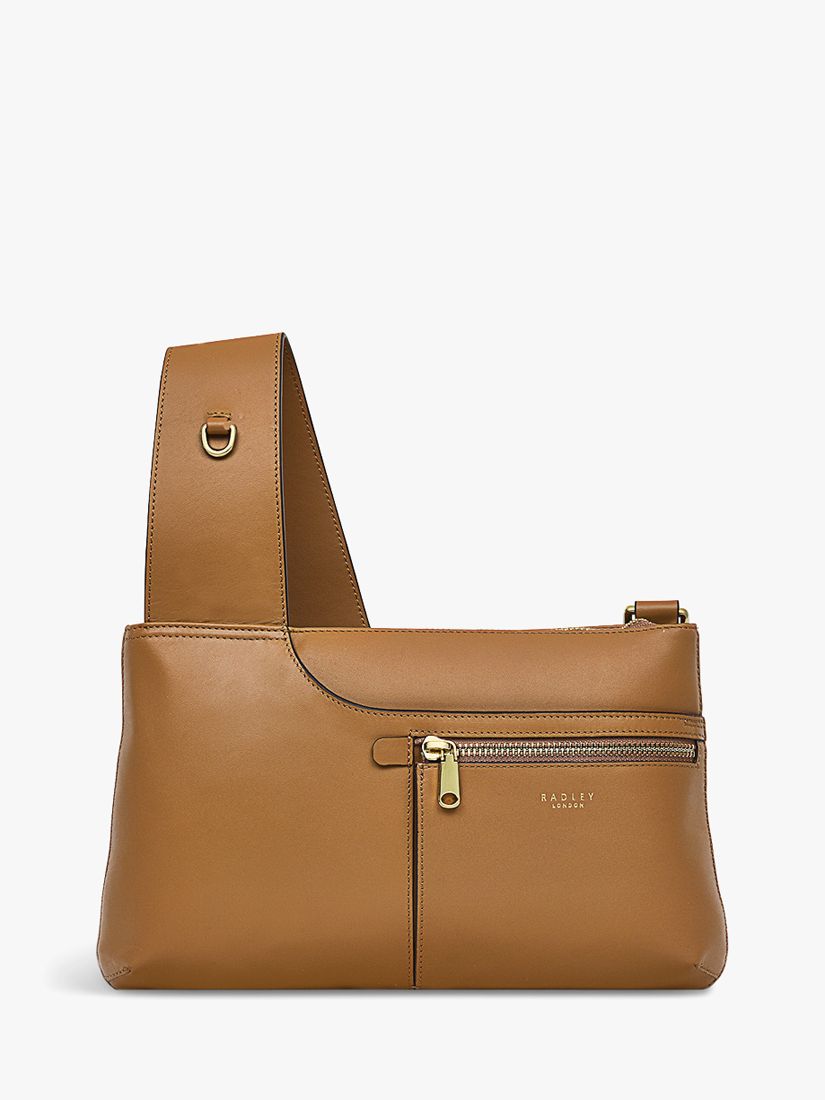 Radley Pockets Icon Small Zip Top Cross Body Bag, Butterscotch, One Size
