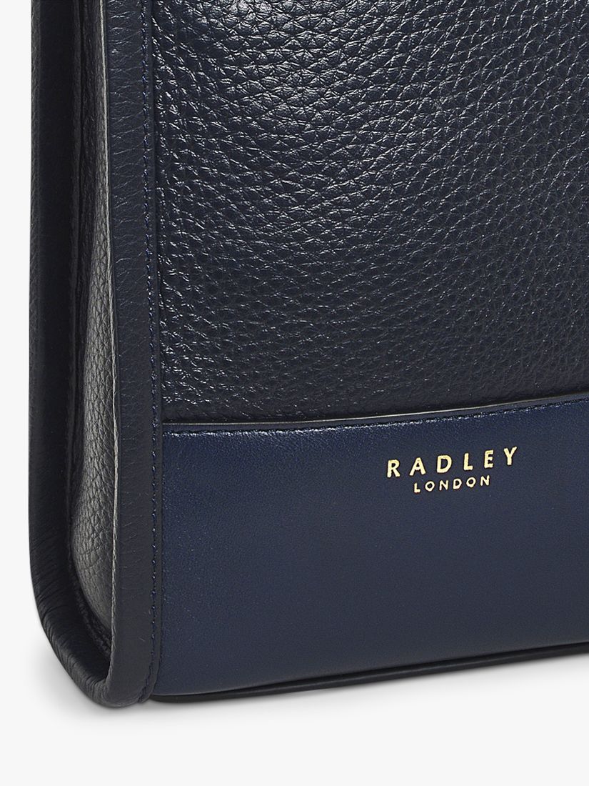 Buy Radley Montgomery Square Small Open Top Crossbody Bag, Ink Online at johnlewis.com