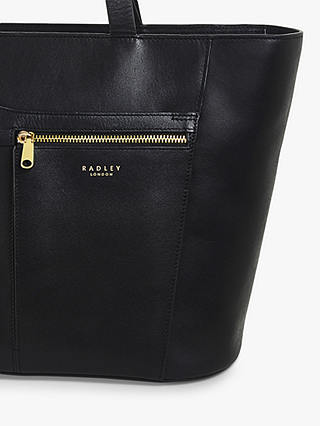 Radley Pockets Icon Large Ziptop Tote, Black