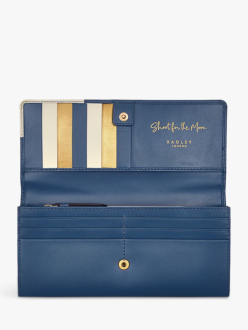 Buy Radley Shoot For The Moon Large Flapover Matinee Purse, Deepsea Online at johnlewis.com
