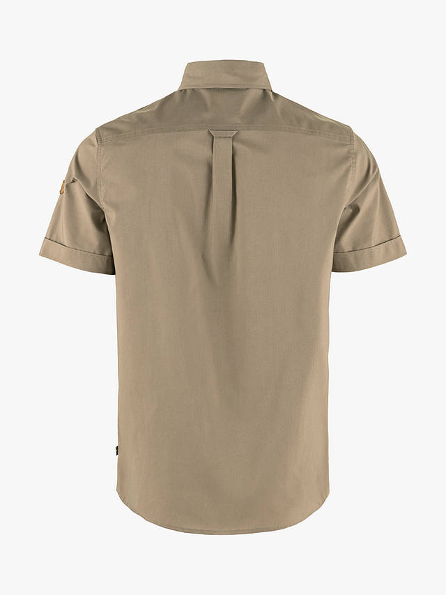 Fjällräven Ovik Air Stretch Short Sleeve Shirt, Brown