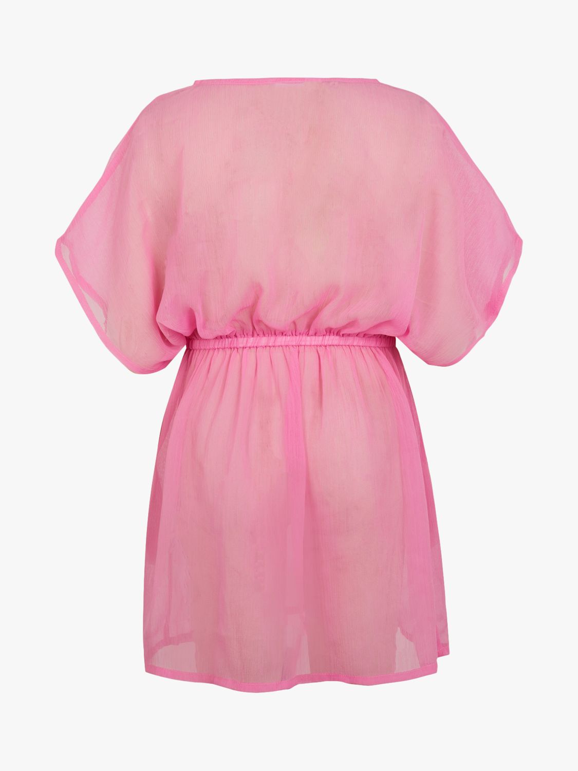 Accessorize Kids' Embroidered Kaftan, Pink, 3-4 years